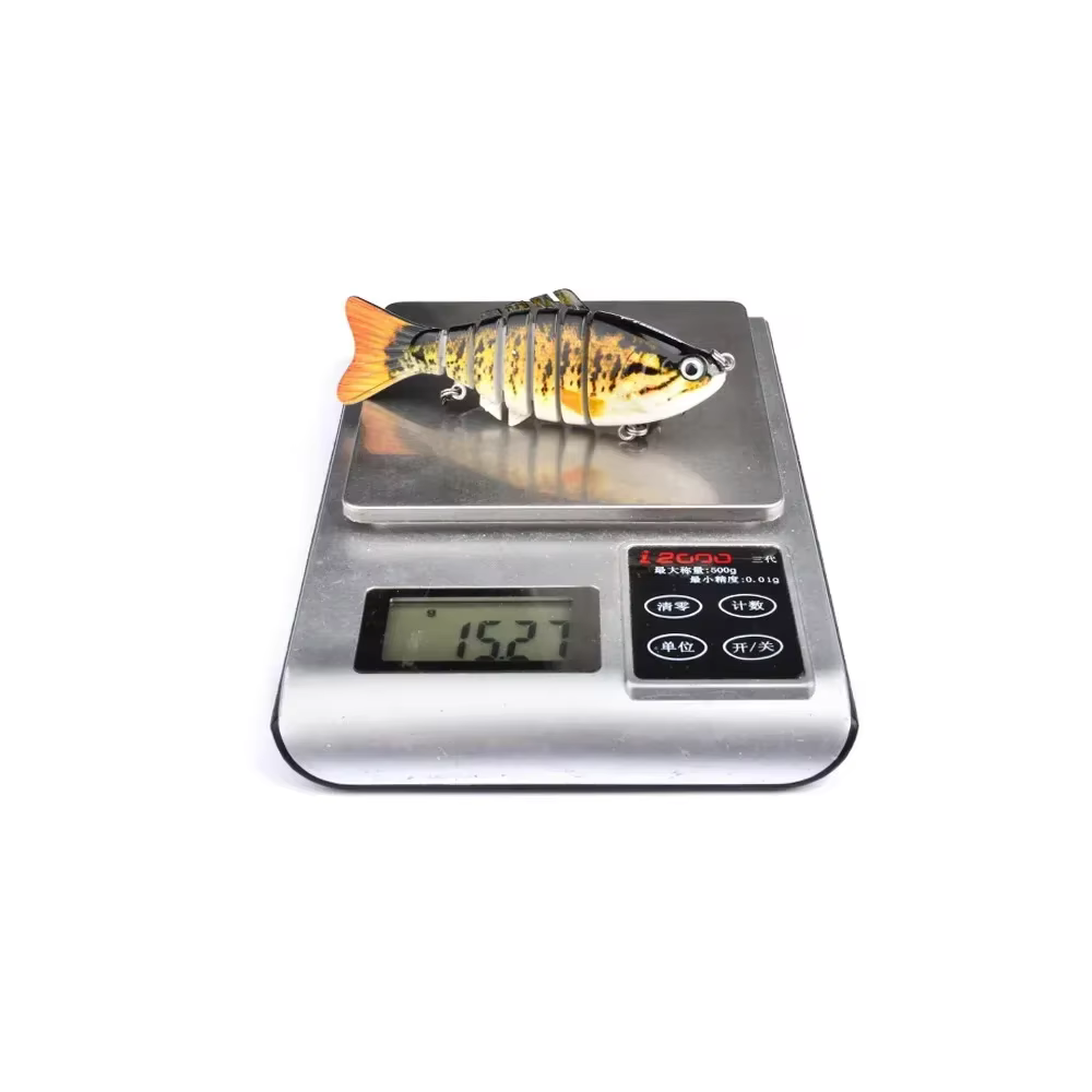 Swimbait articulado 100mm – Señuelo duro multi sección para lubina - imagen 2