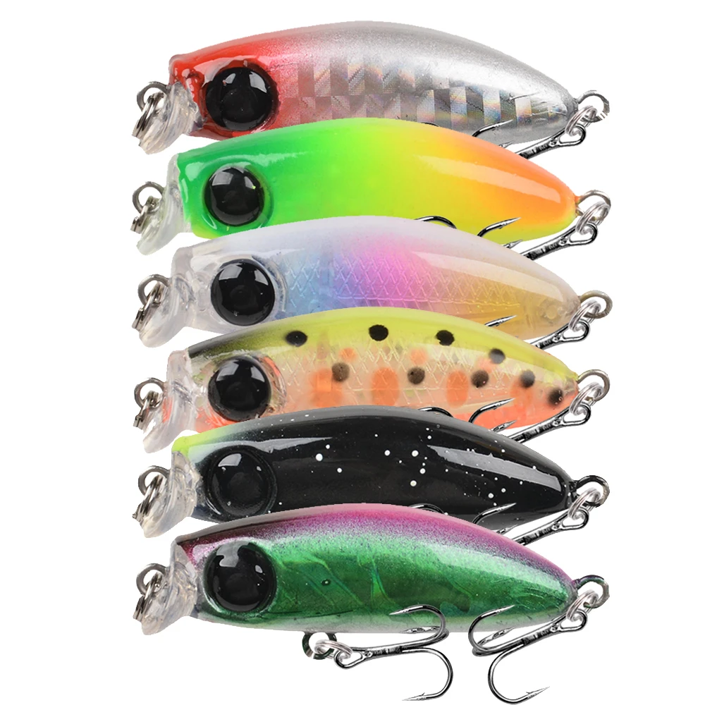 Señuelo Wobbler Crankbait hundido lento para trucha y lucio - imagen 3