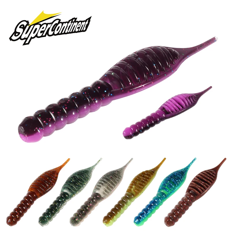 Fanatik Supercontinentes señuelos de pesca blandos – silicona larva