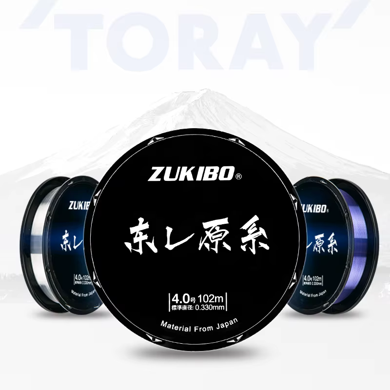 ZUKIBO Toray 102M hilo de pesca fluorocarbono japonés - imagen 2