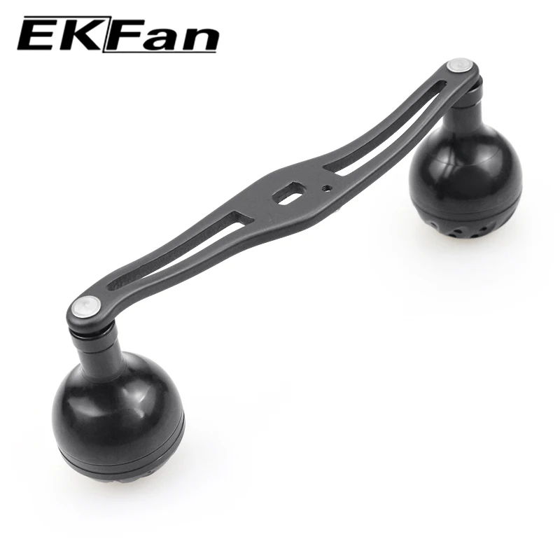 Manivela de carrete EKFan para baitcasting en forma de S aluminio