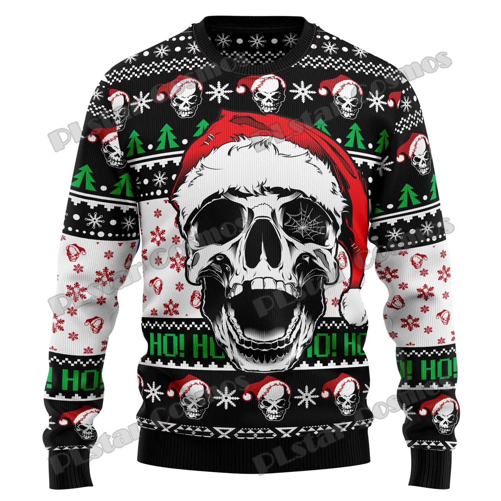 Jersey Navidad 3D KMY16 – Calavera y Grim Reaper unisex - imagen 4