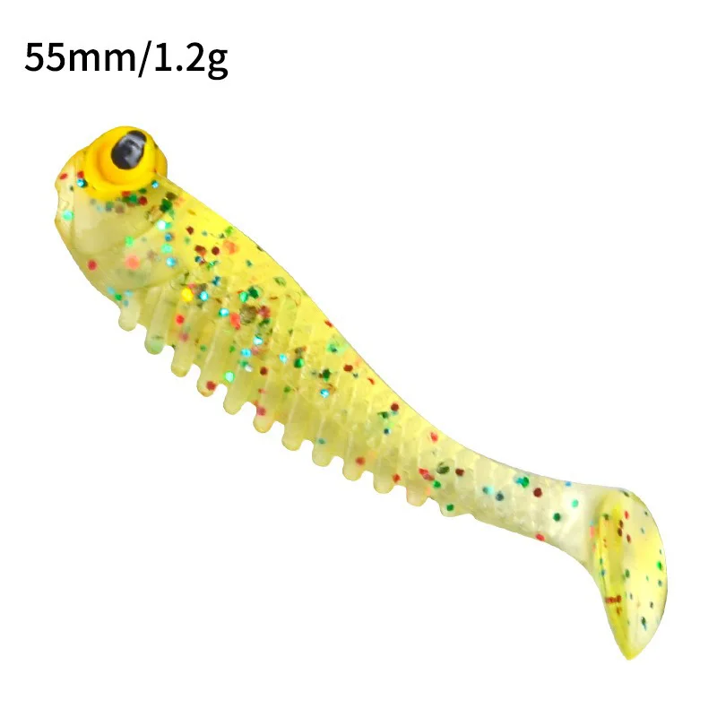 Señuelos vinilo luminosos de silicona suave para pesca artificial - imagen 3