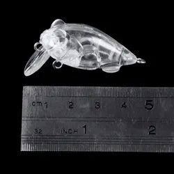 Crankbait de 4 cm sin pintar para lubina y lucio