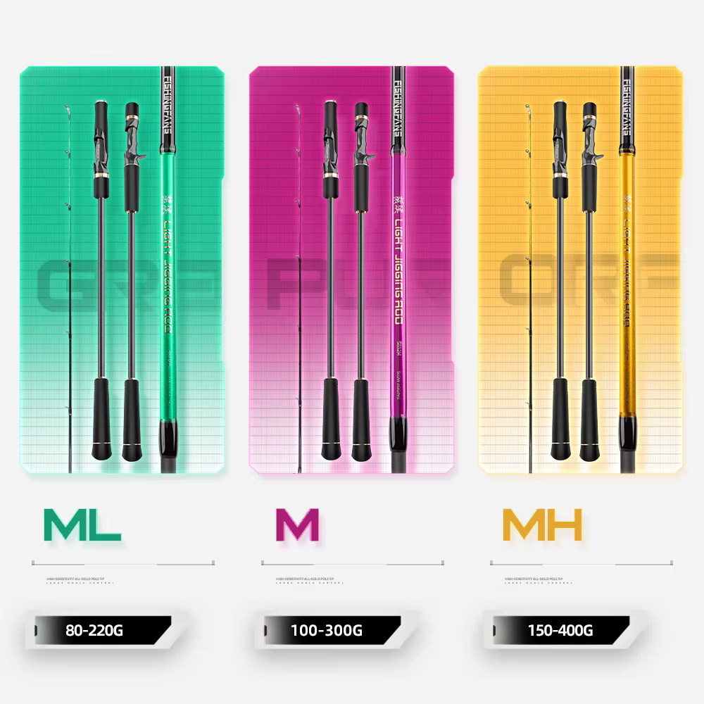 Caña de jigging FISHINGFANS RANCY ML MH – acción lenta - imagen 2