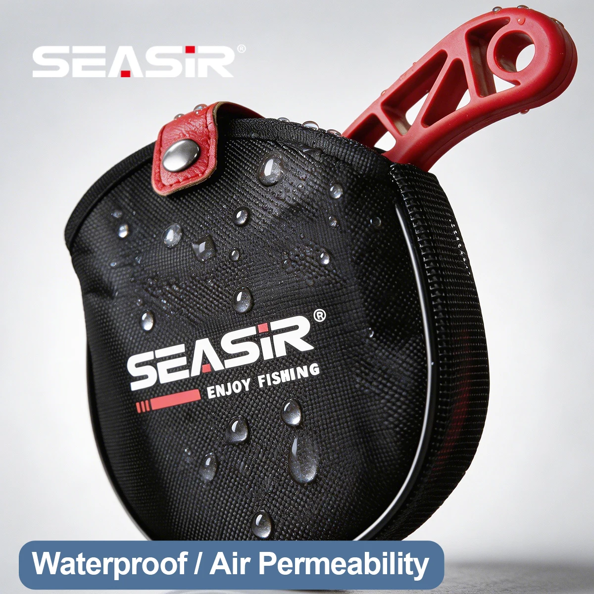 SEASIR Red de pesca portátil con marco de acero elástico plegable - imagen 5