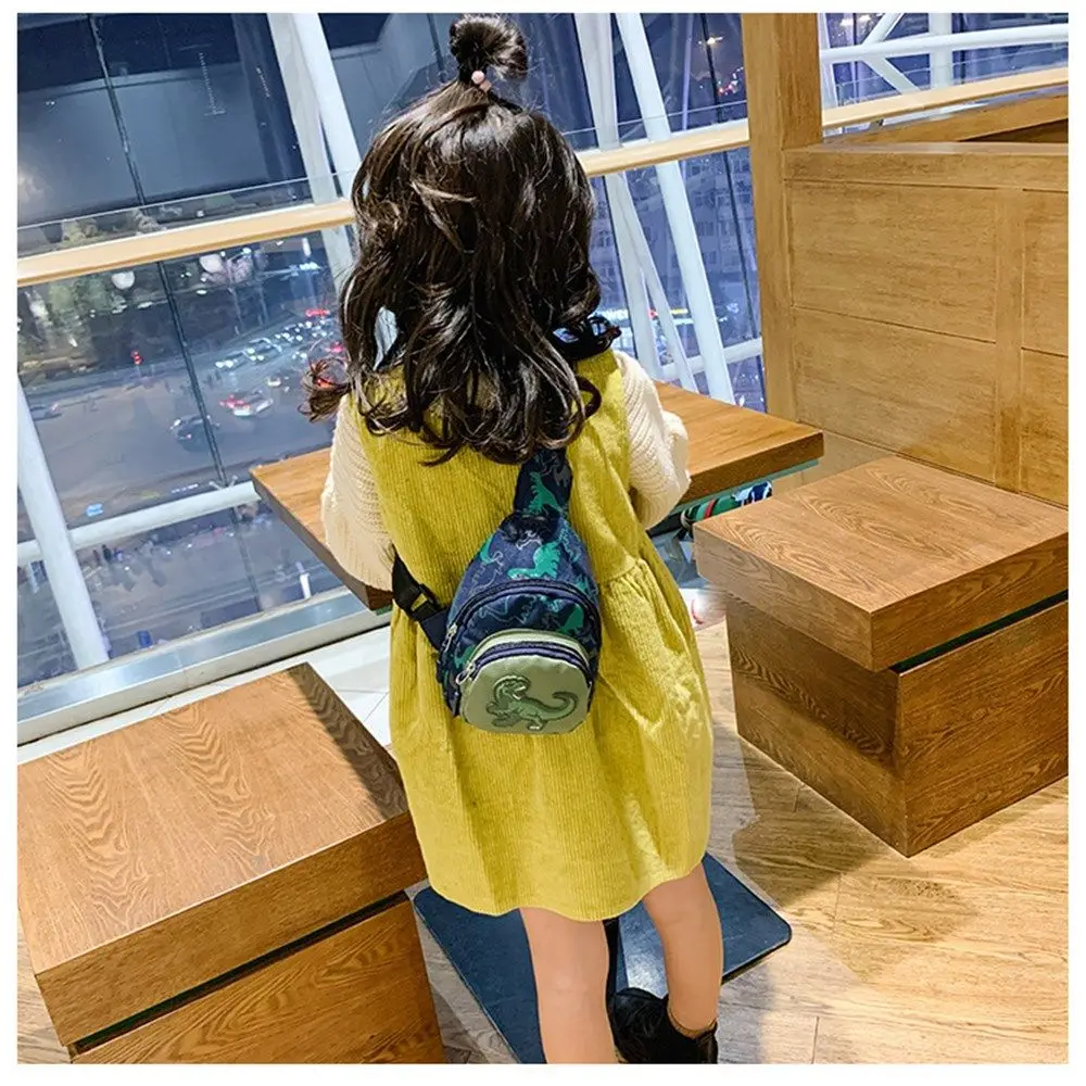 Bolsa de hombro infantil con dinosaurios para pecho y escuela - imagen 3