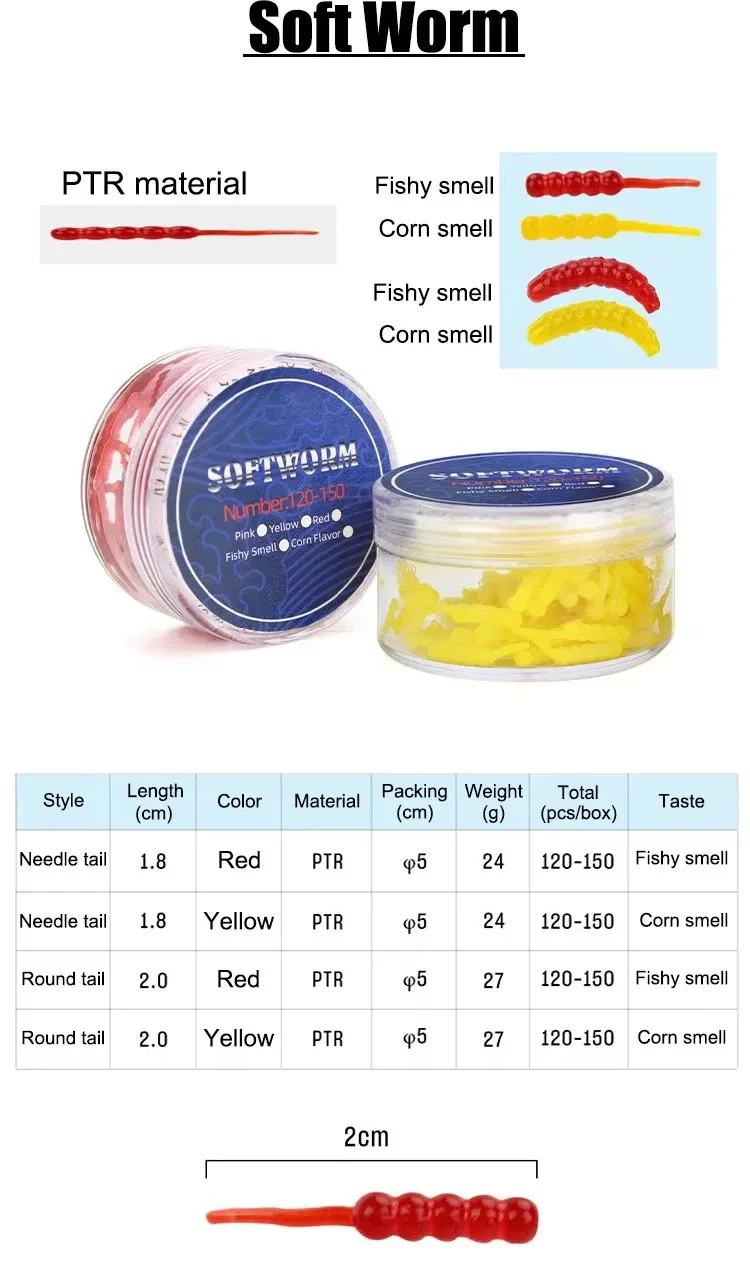 WEIHE 1 caja, señuelo suave Wobbler Swimbait 20 mm