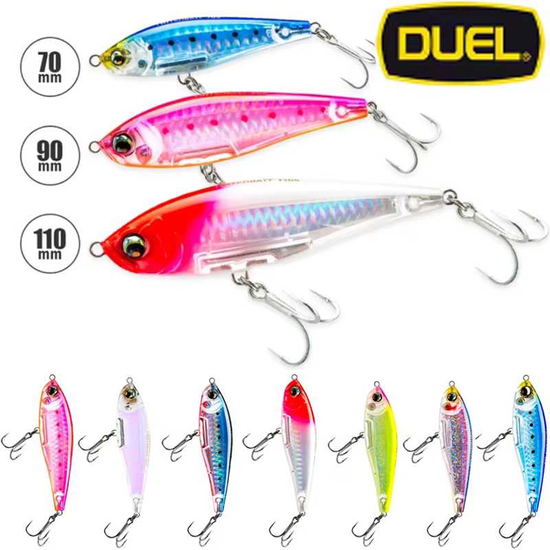 DUEL F1233 Señuelo Pencil Hundido de Largo Alcance para Lubina