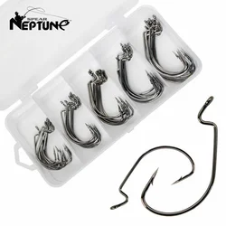 Anzuelos manivela 8-3/0 Jig Head ancho púas vinilo carpa lubina