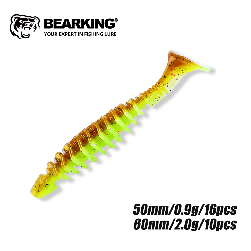 BEARKING Señuelo soft bait lubina – Gusano siliconado - imagen 4