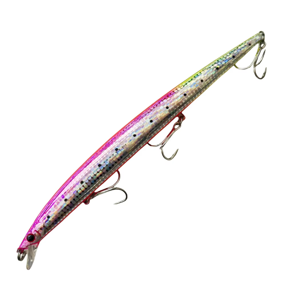 Señuelo Jerk Minnow Flotante Acero Inoxidable - imagen 3