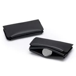 Monedero magnético ultraligero con cierre automático y tarjetero plegable
