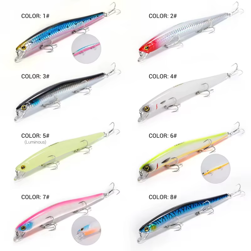 Noeby Minnow flotante 15cm – Señuelo artificial para lubina en alta mar - imagen 2