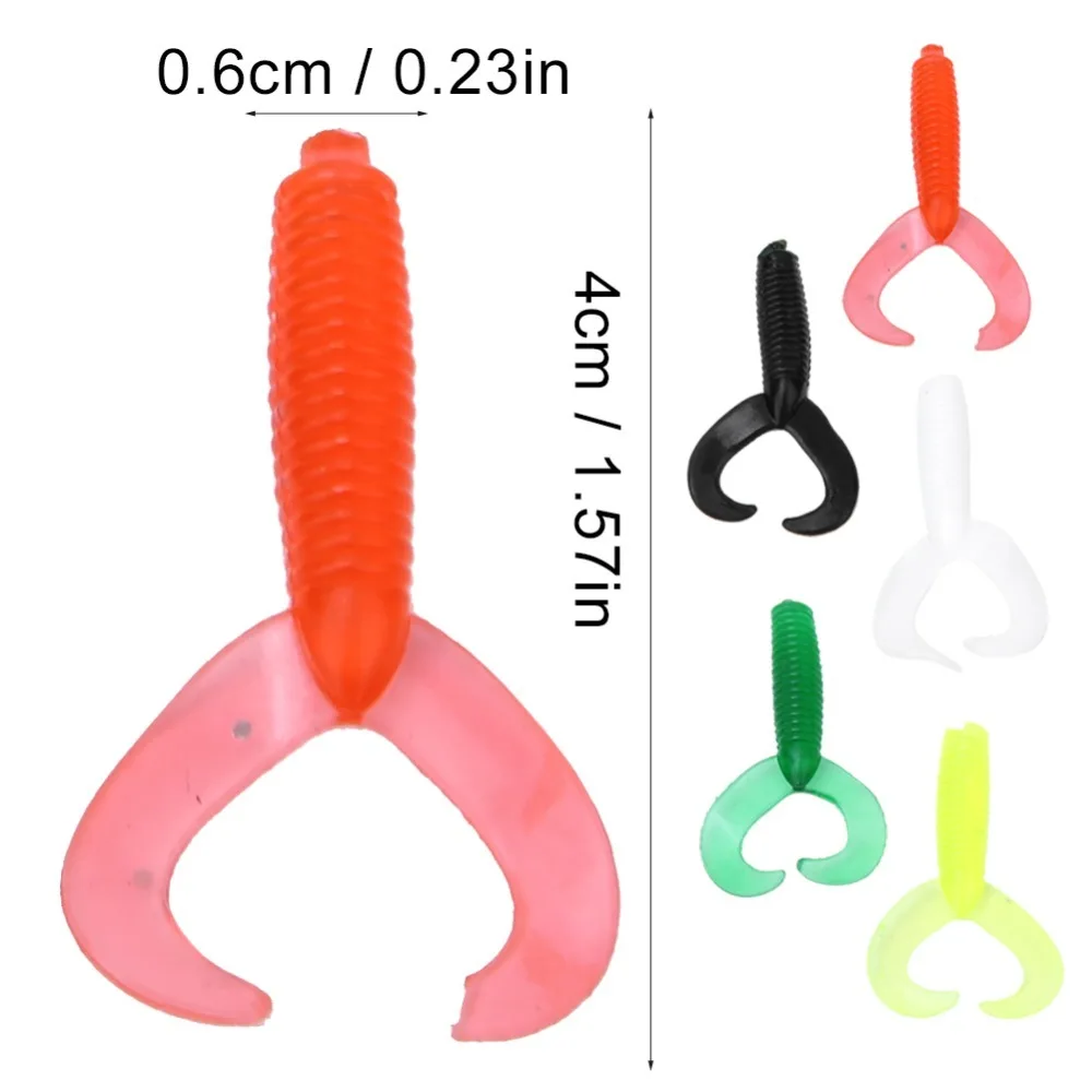 Señuelos de silicona tipo swimbait en colores surtidos