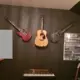 Soporte horizontal de guitarra para pared duradero de metal