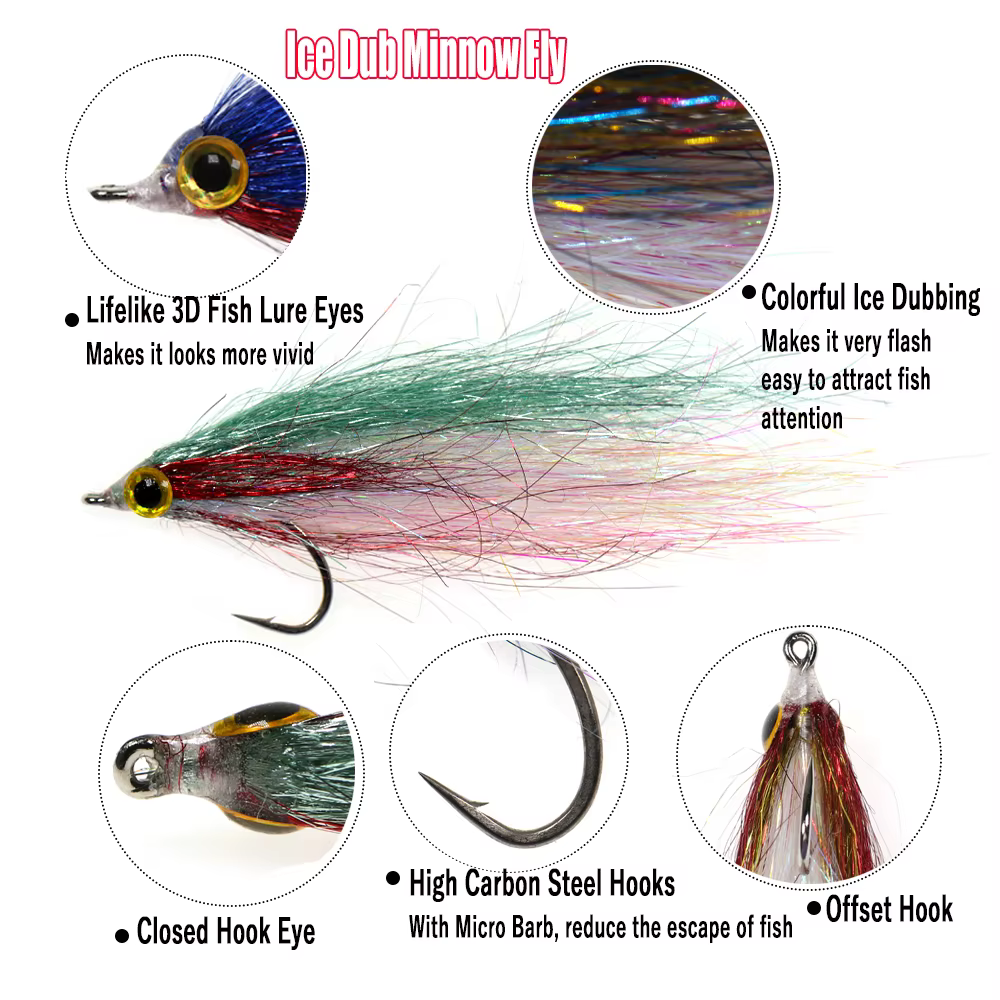 Señuelo Imitador Wifreo Lubina Herida – Trucha y Steelhead - imagen 5