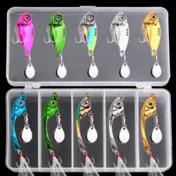 Kit de señuelos metal jigging Spinner ligero para atún y trucha
