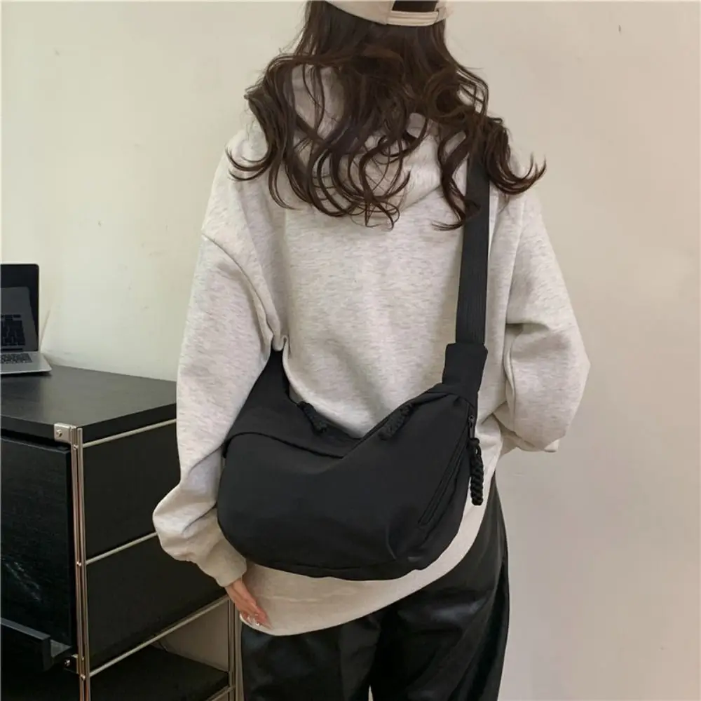 Bolso bandolera de pesca de nailon ligero con gran capacidad - imagen 4