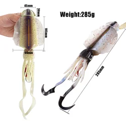 SUNMILE Squid Jig UV 285g – Señuelo calamar luminoso mar