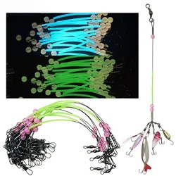 Señuelos luminosos calamares y camarones – Anzuelos integrados pesca