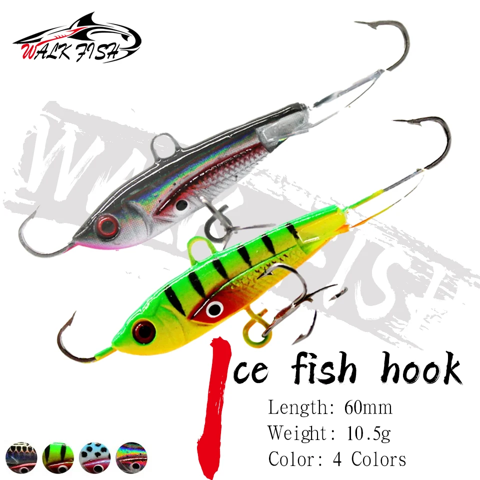 Señuelo pesca hielo WALK FISH–pieza caminante lucio carpa invierno - imagen 5