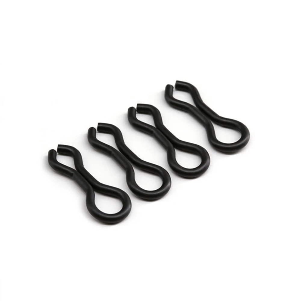 Anillos Splay de carpa negros mate con hebilla giratoria ojos plomo - imagen 3