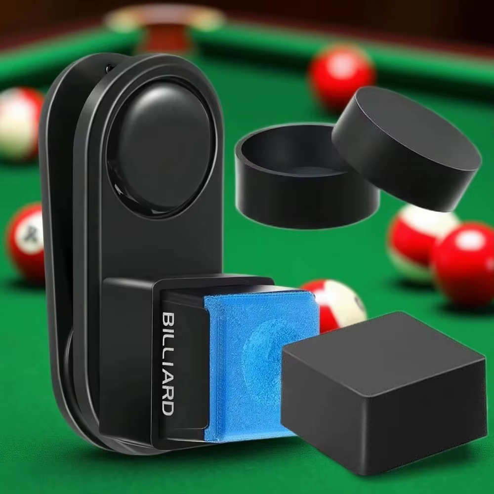 Estuche magnético para tiza de billar – Silencioso con clip hermético - imagen 4