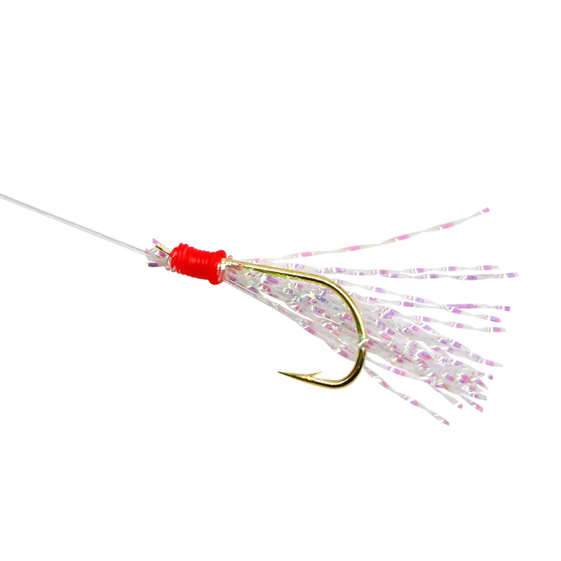 JK UV Sabiki Rigs – Señuelo suave gancho de asistencia para camarones - imagen 2