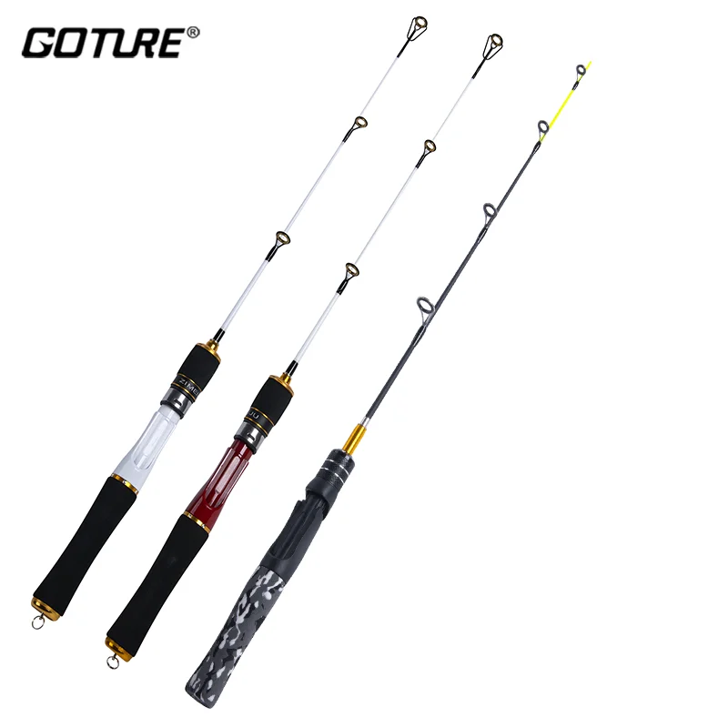Caña pesca en hielo Goture MH flexible con fibra de vidrio sensible
