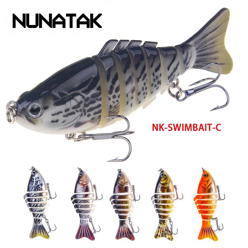 NUNATAK Joint Bait Pike: señuelo swimbait para lucio multisección