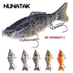 NUNATAK Joint Bait Pike: señuelo swimbait para lucio multisección