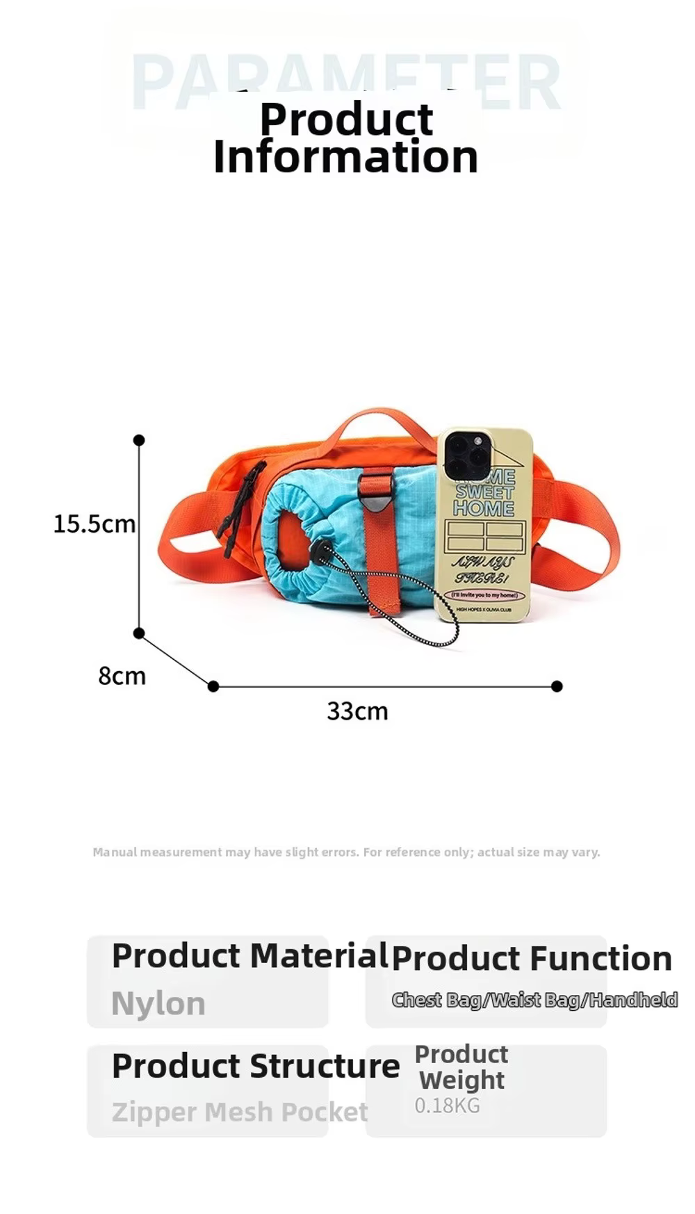 Uso del bolso bandolera en exteriores