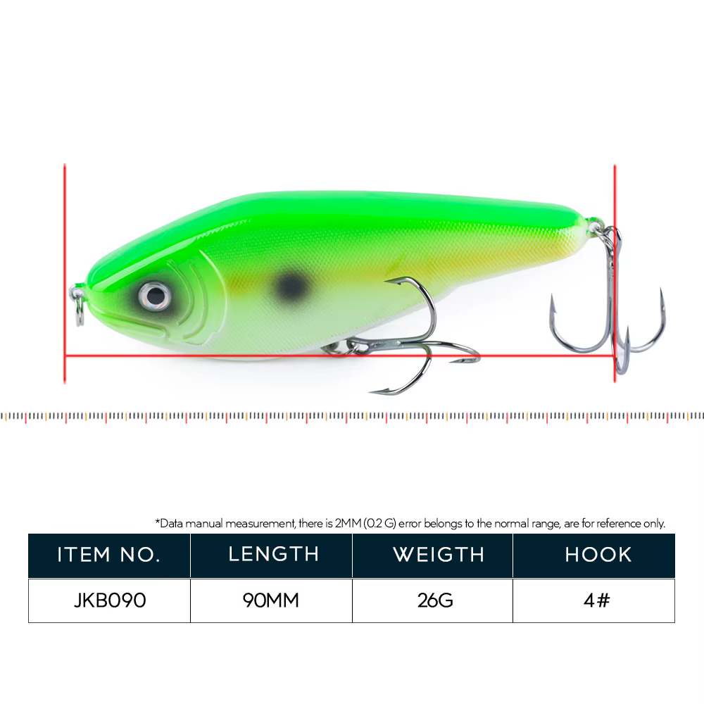 Hanlin Glide Jerkbait 90mm - Señuelo para lucio y lubina de calidad - imagen 4