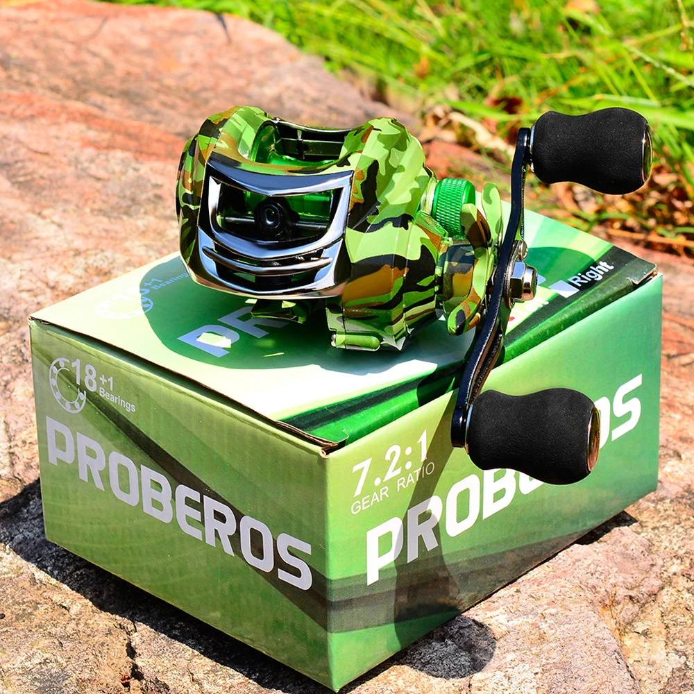 Proberos Baitcasting 7.2:1 – Carrete de alto rendimiento con freno magnético - imagen 4