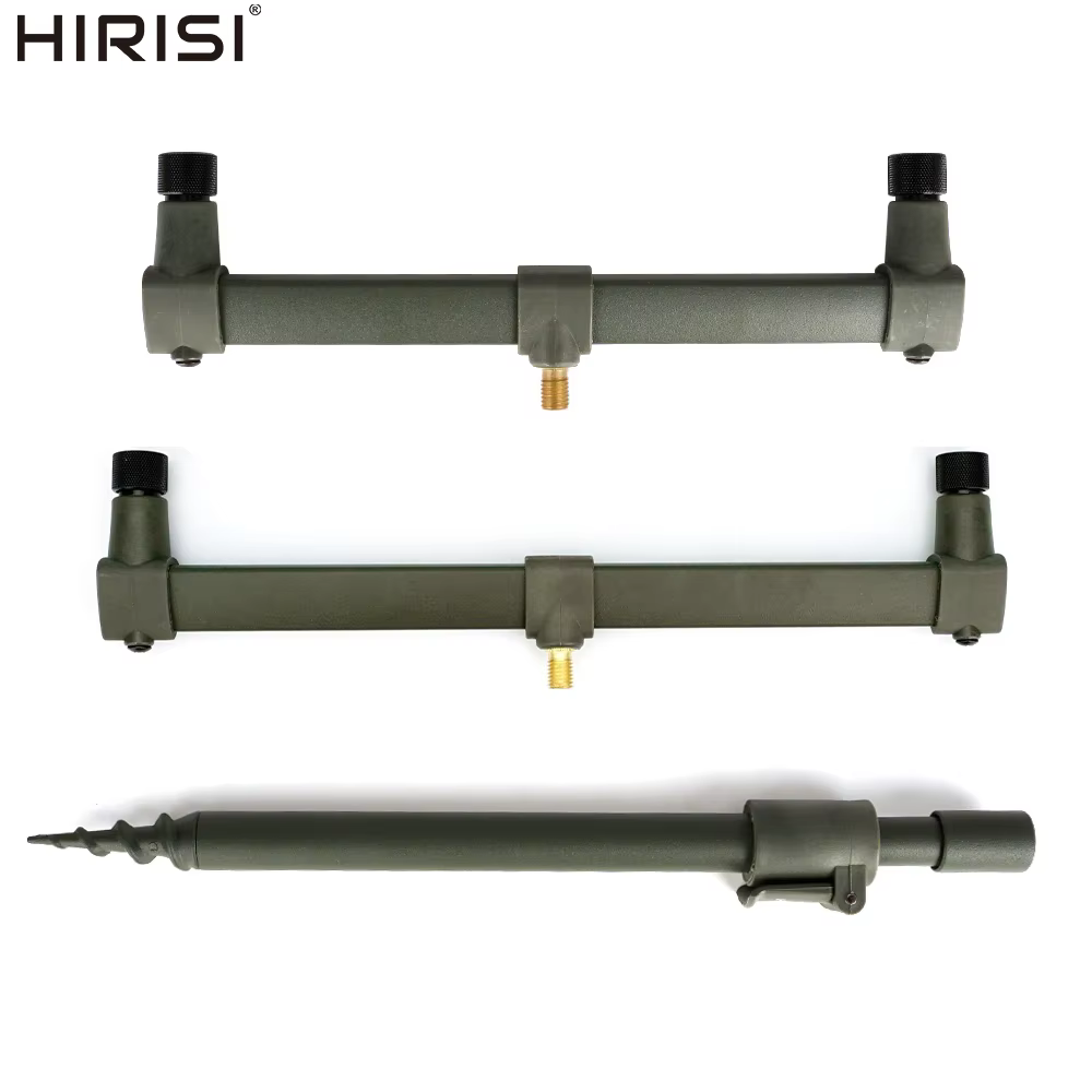 Soporte de cañas ajustable Hirisi aluminio, Buzz Bar para rod pod - imagen 2