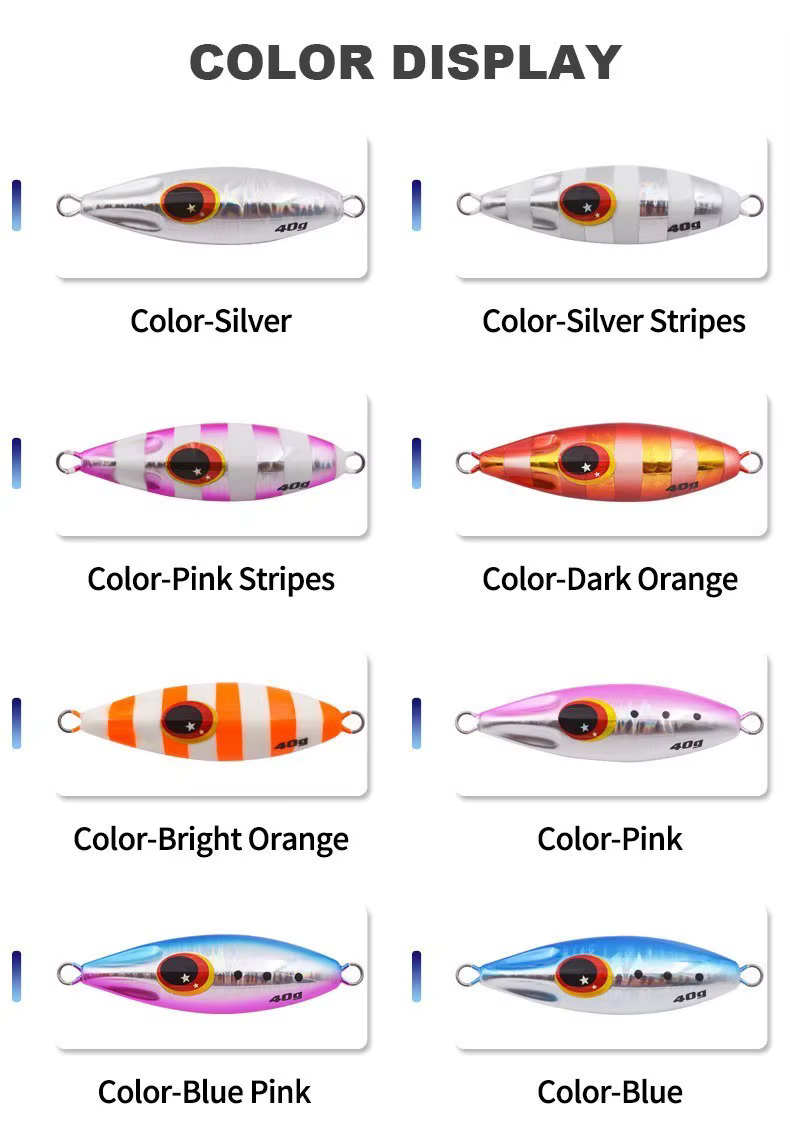 Teaser J72 Slow Bee Luminoso Jig Slow Pitch para agua salada - imagen 3