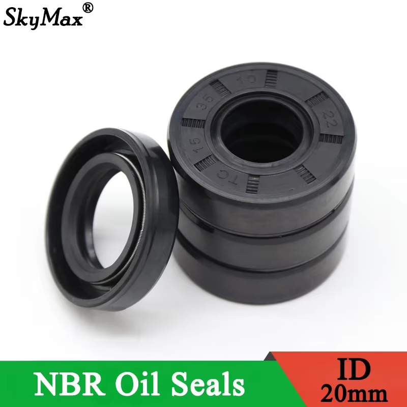 Sello NBR TC-20 doble labio para ejes de carrete de pesca - imagen 4