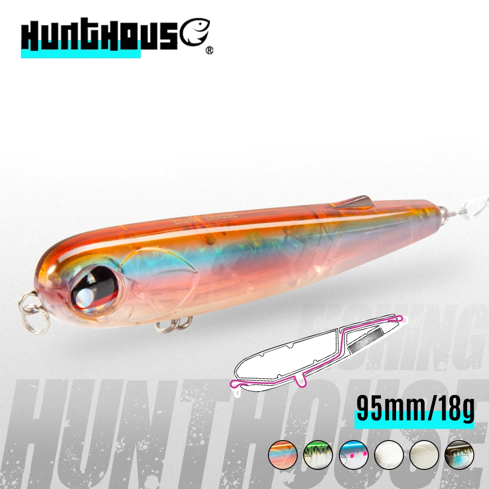 Señuelo lápiz flotante Hunthouse SWEET KILLER 95F para lucio y lubina - imagen 2