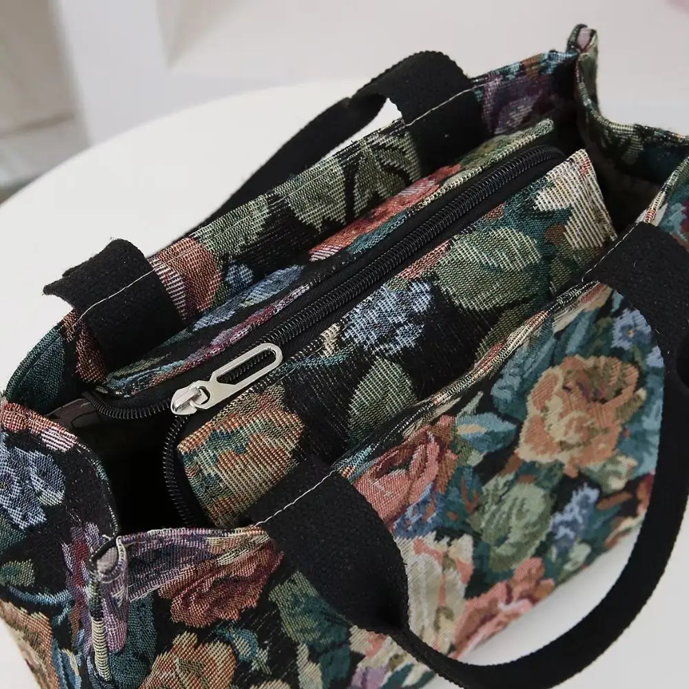 Detalle del estampado floral