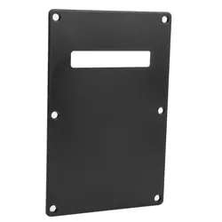 Placa trasera de guitarra eléctrica duradera negro y blanco con plástico