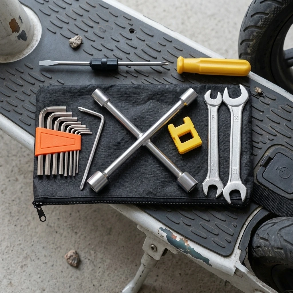 Kit de reparación de scooter eléctrico portátil para emergencias - imagen 3