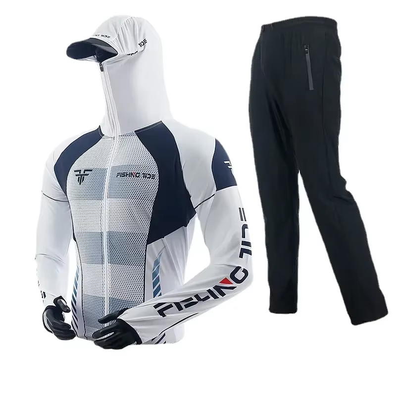 Ropa de pesca transpirable con protección solar UV - imagen 2