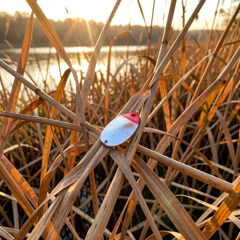 Señuelo Cuchara de peso múltiple con cabeza roja para agua - imagen 4