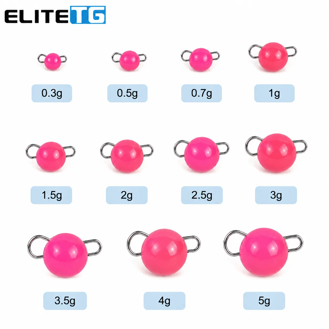 Plomos Cheburashka de tungsteno Elite TG para señuelos - imagen 2