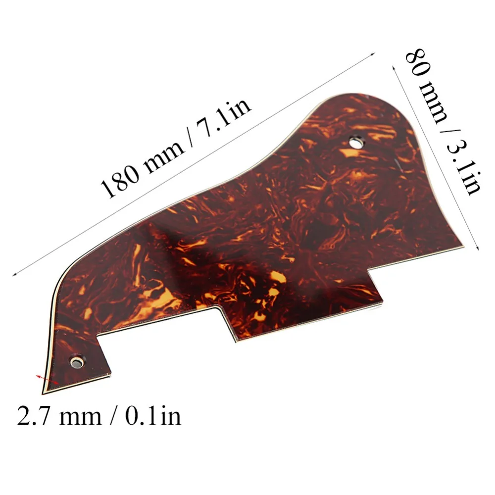 Pickguard PVC con diseño concha de tortuga protector duradero - imagen 4