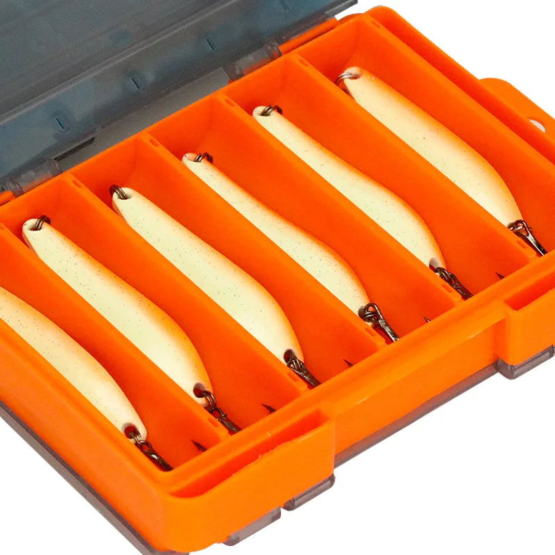 Caja de pesca doble cara WEIHE con compartimentos para señuelos - imagen 5