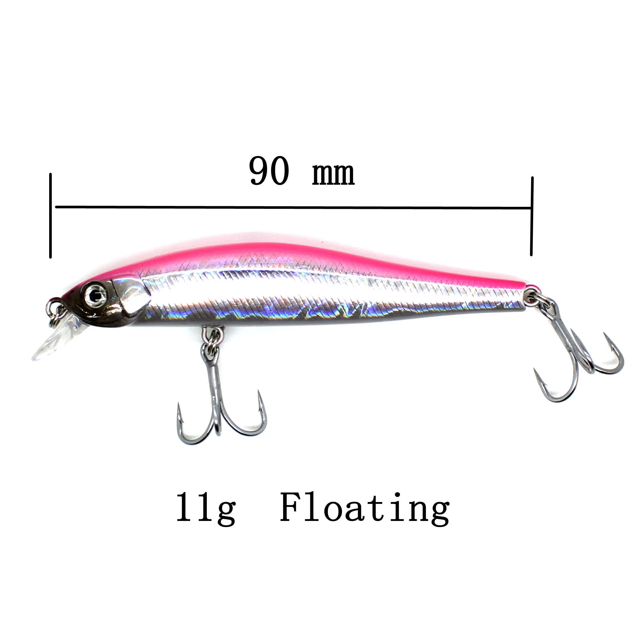 AOCLU Jerkbait Flotante – Profundidad 1m 11g - imagen 2