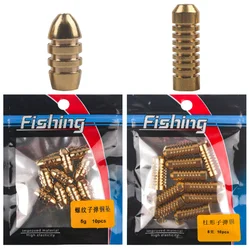 Plomo Texas Rig de cobre puro 1,5-10g para vinilos y jigs