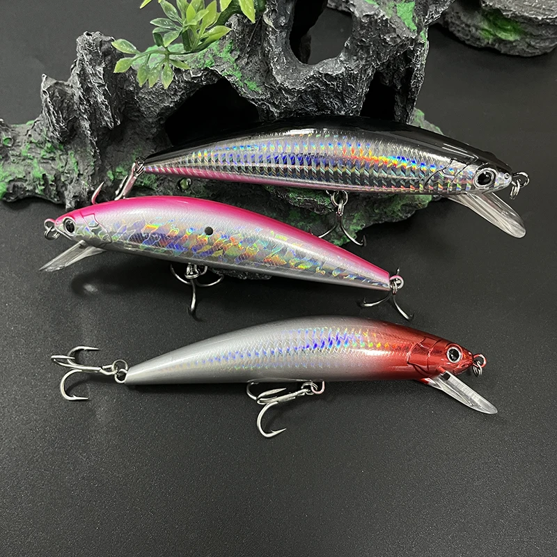 Señuelo Minnow hundimiento rápido para pesca en alta mar y trolling - imagen 2